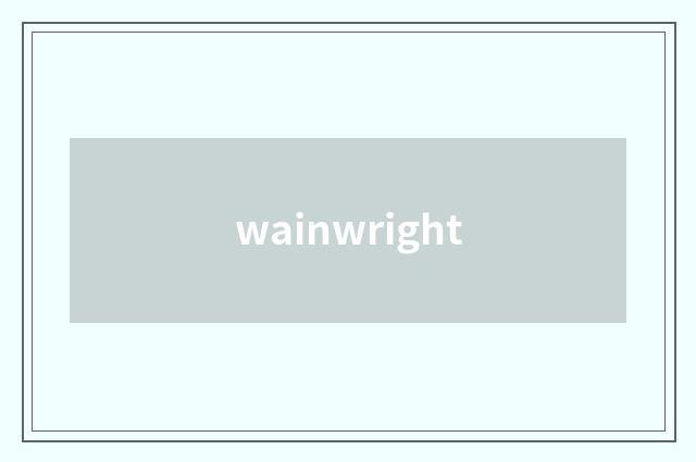 wainwright