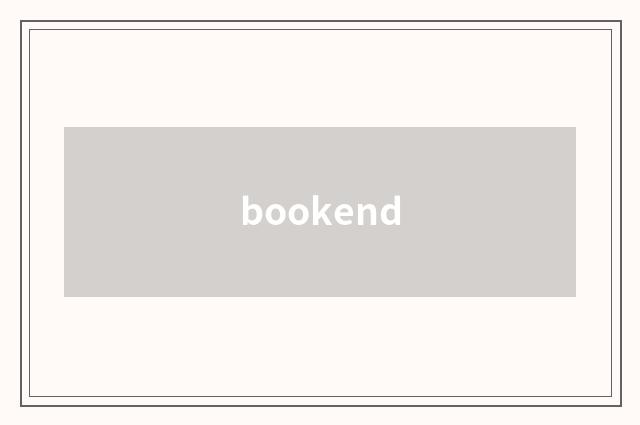 bookend