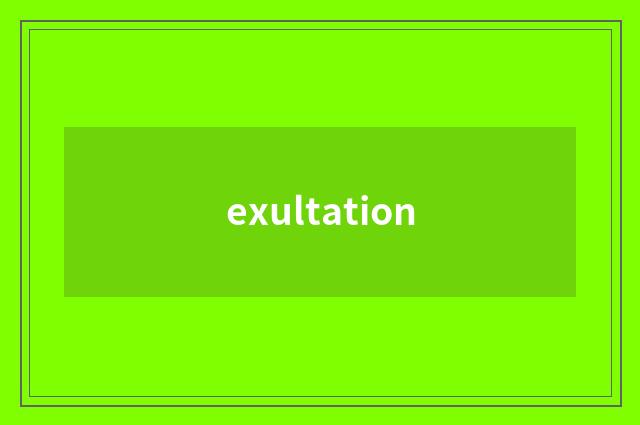 exultation