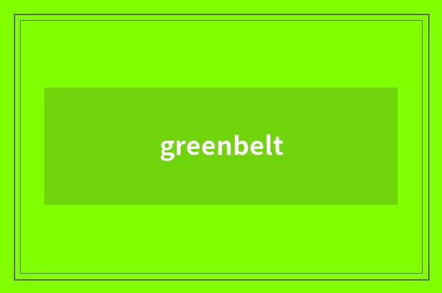 greenbelt