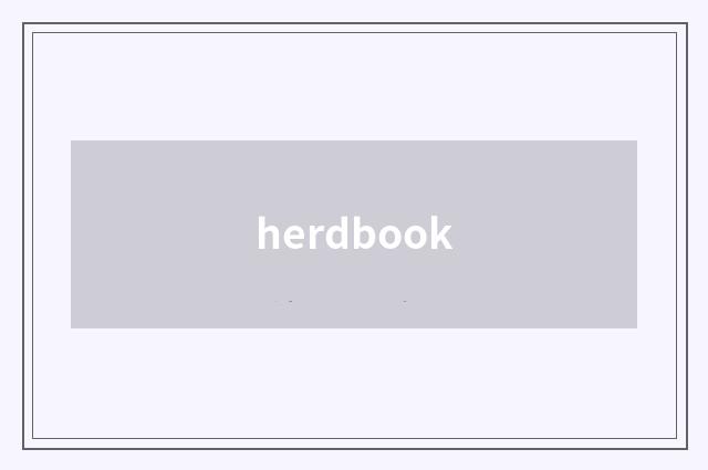 herdbook
