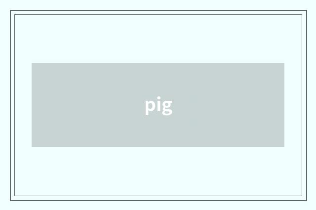 pig