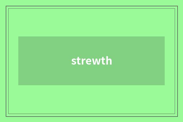 strewth