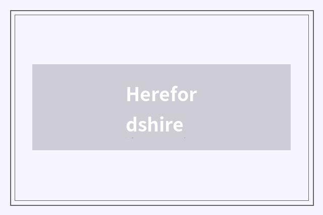 Herefordshire