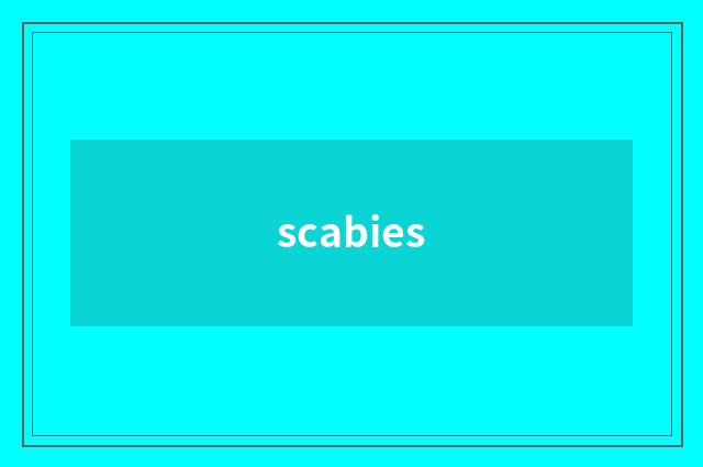 scabies