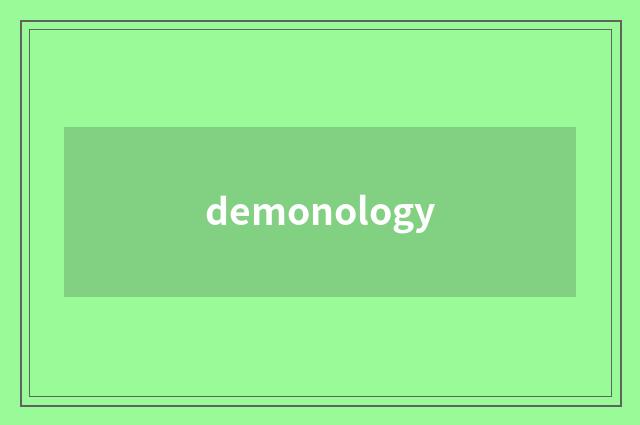 demonology