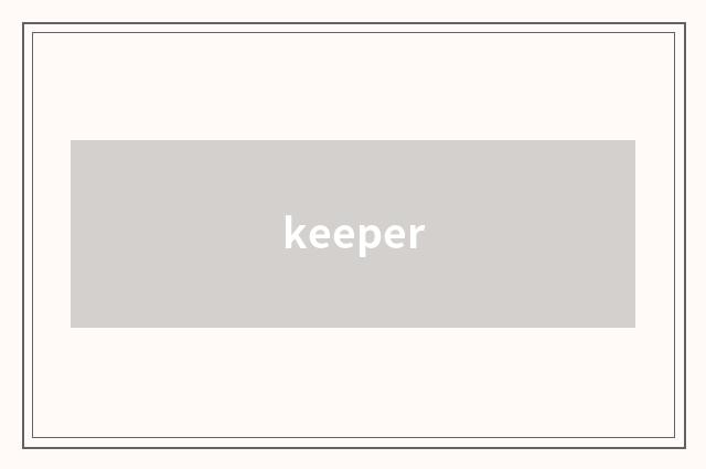 keeper
