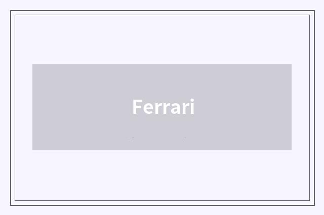 Ferrari