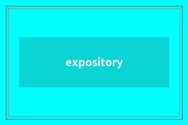 expository
