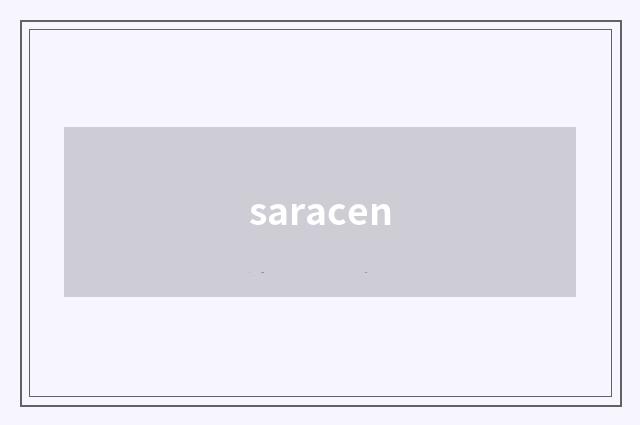 saracen