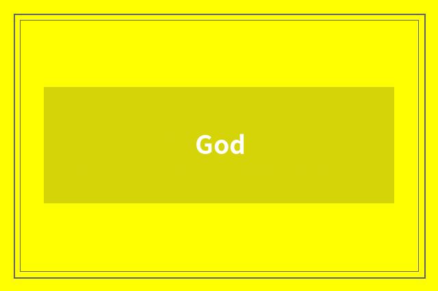 God