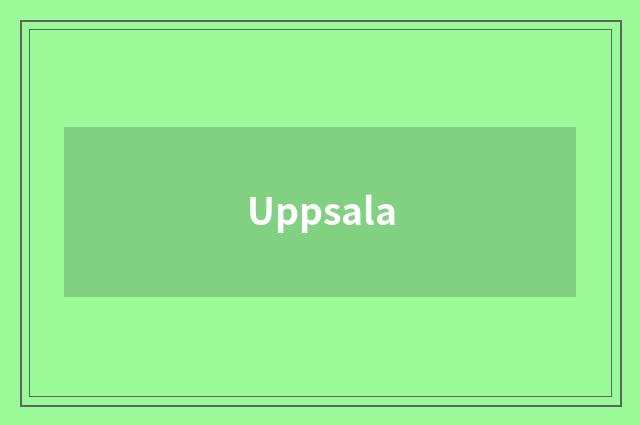 Uppsala