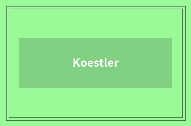 Koestler