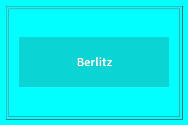 Berlitz