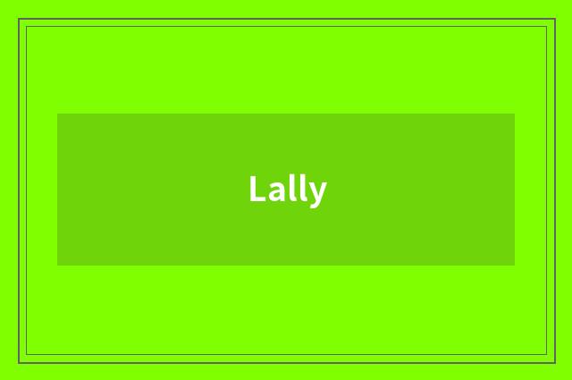 Lally