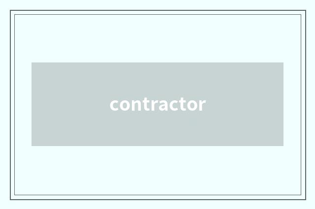 contractor