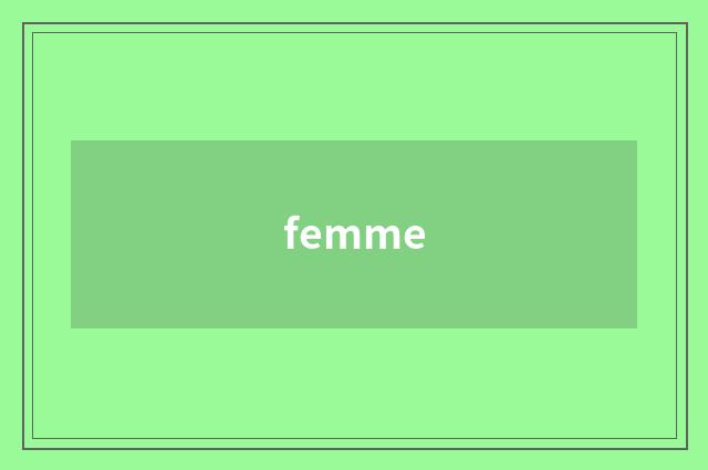 femme