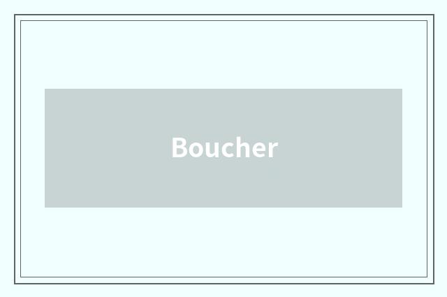 Boucher