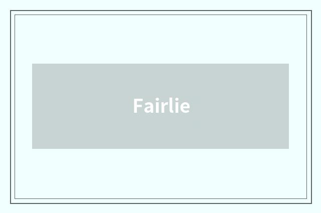 Fairlie