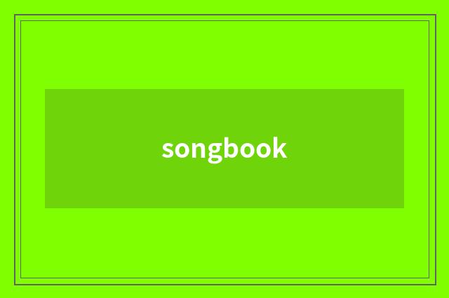 songbook