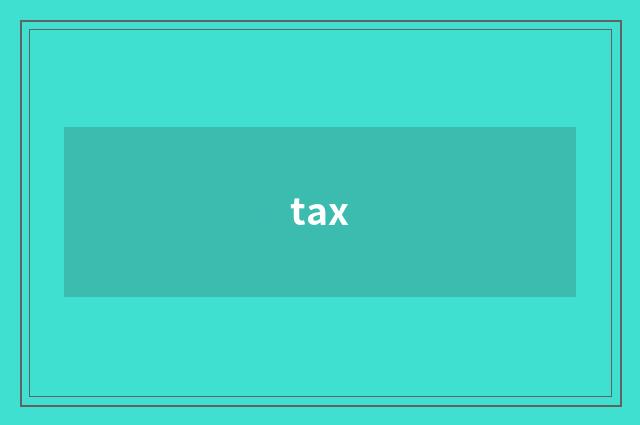 tax