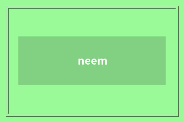 neem