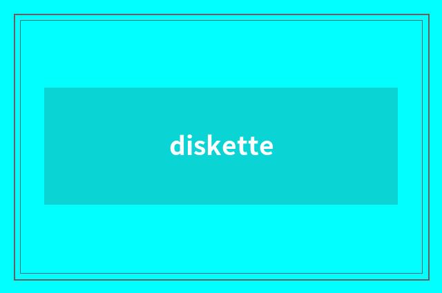 diskette