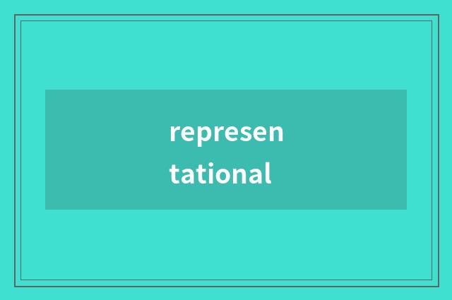 representational