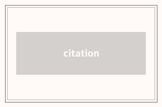 citation