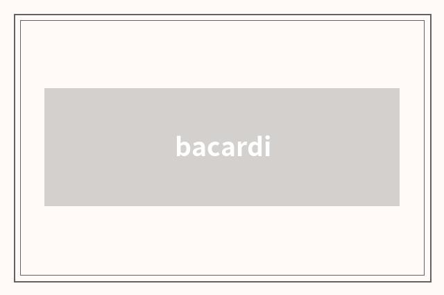 bacardi