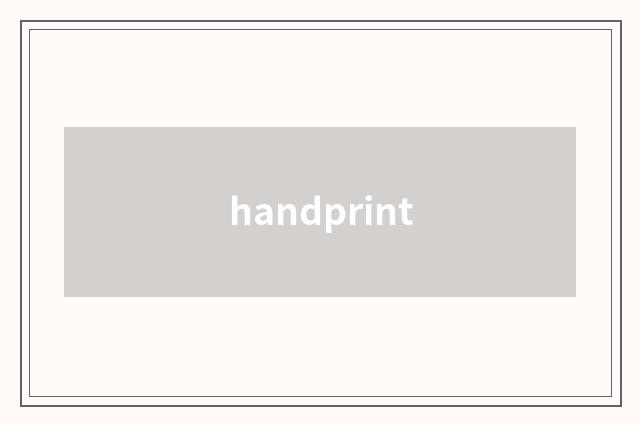 handprint