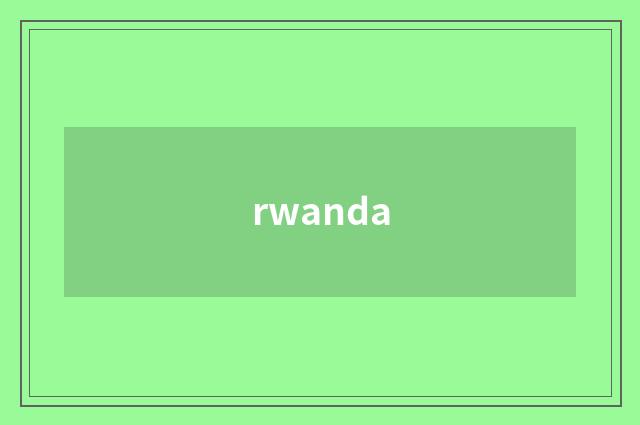 rwanda