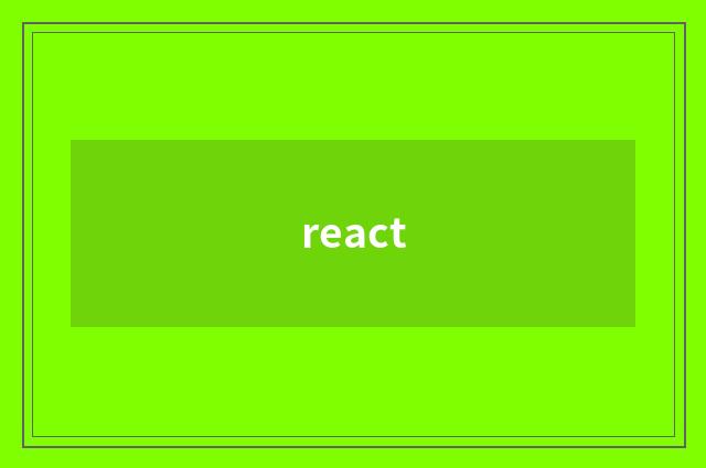 react
