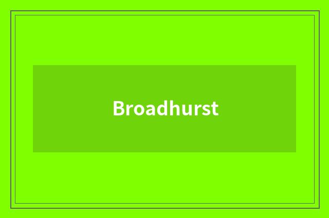 Broadhurst