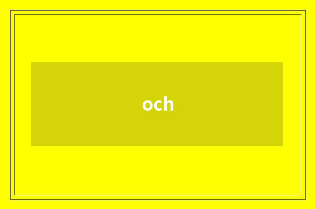 och
