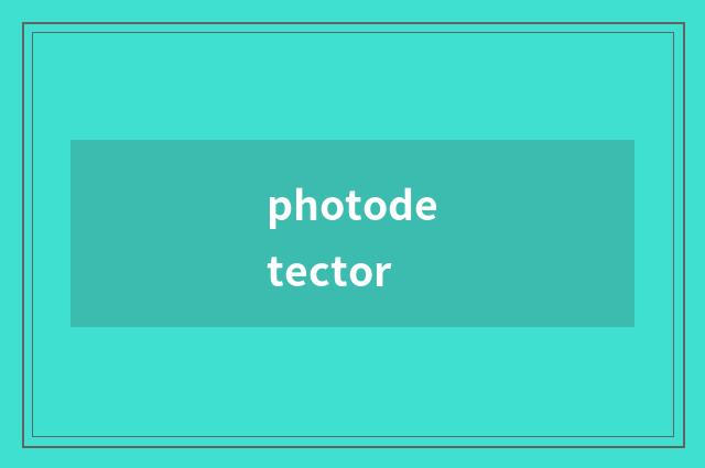 photodetector