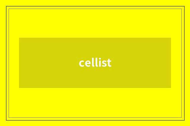 cellist