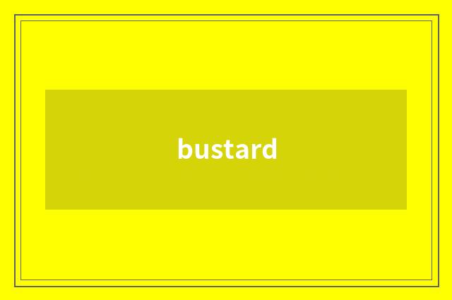 bustard
