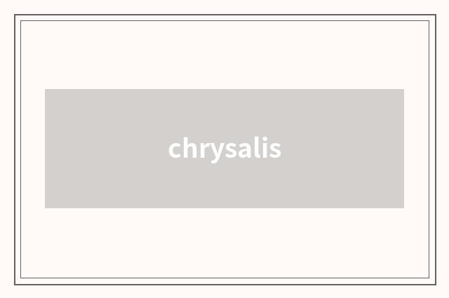 chrysalis