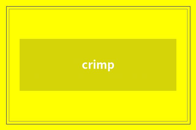 crimp