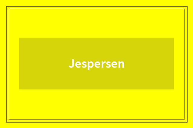 Jespersen