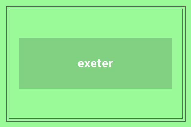 exeter