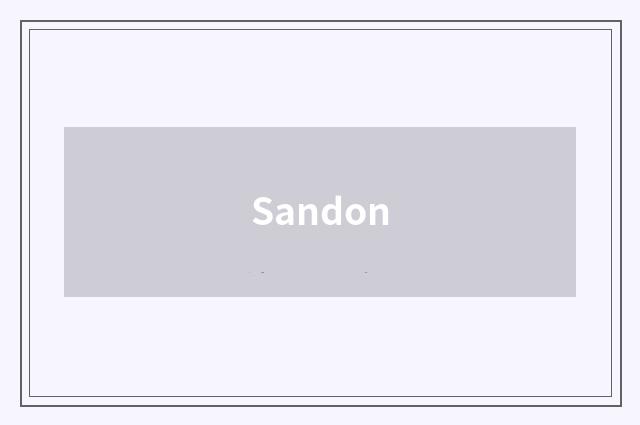Sandon