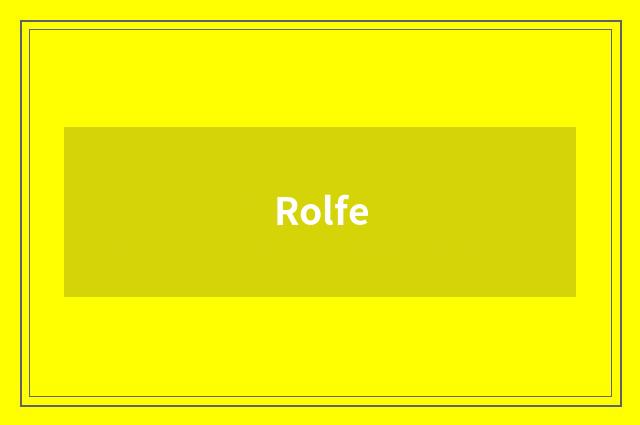 Rolfe