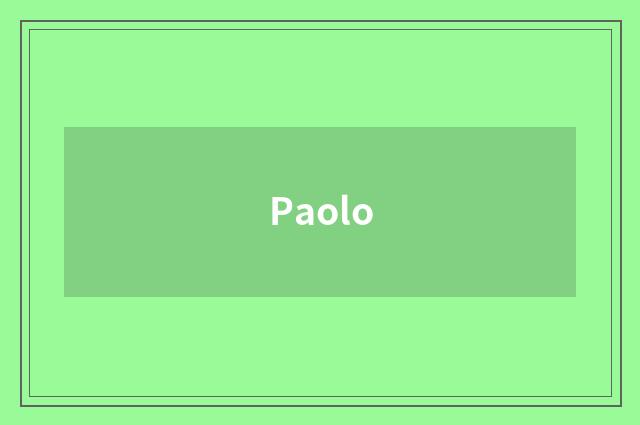 Paolo