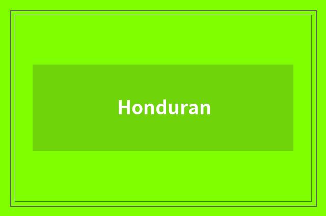 Honduran