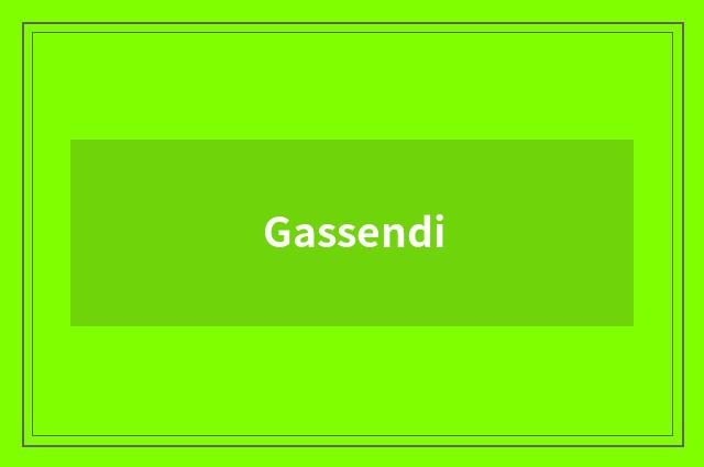 Gassendi
