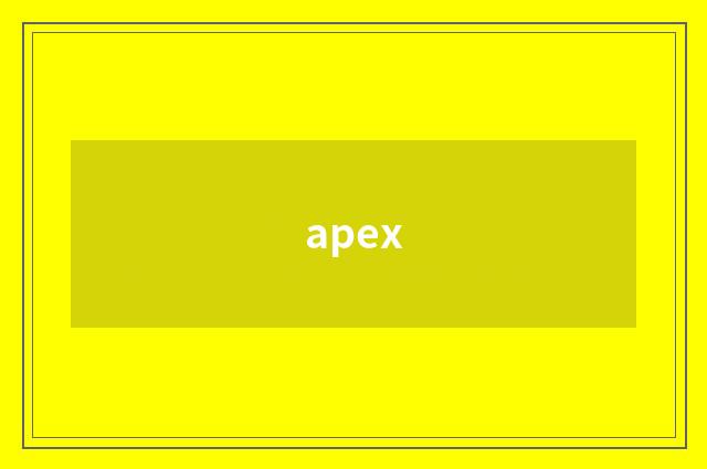 apex
