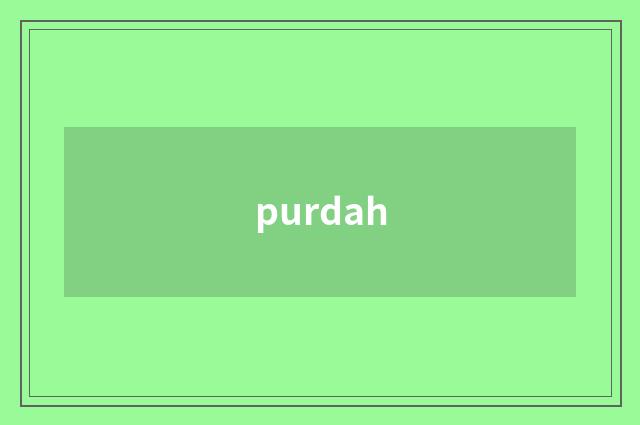 purdah
