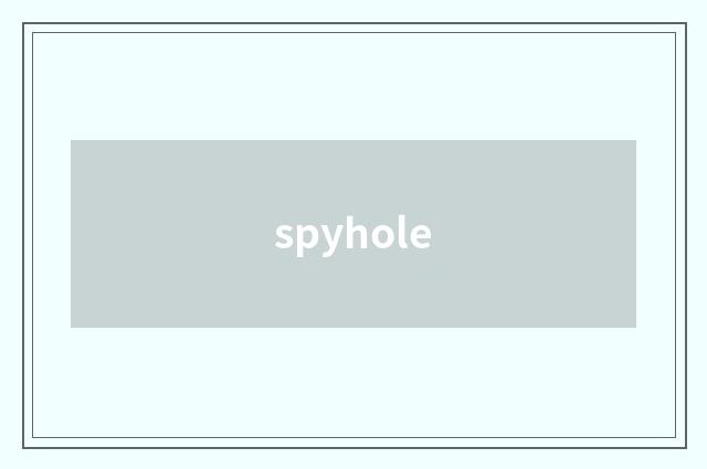 spyhole